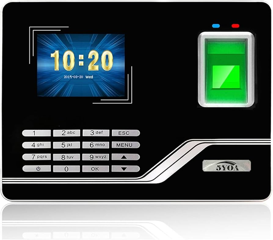 Amazon.co.jp: 勤怠管理機 勤怠管理システム 指紋認証 USBパスワード
