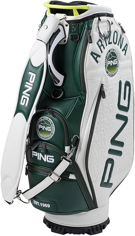 Amazon | ピン（PING） キャディバッグ CB-N2502 MRﾋﾟﾝSTC WH/GR 38303