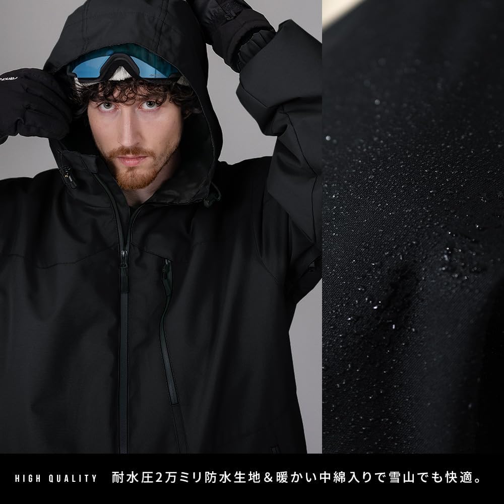 Amazon.co.jp: [BLACK SNOW] スノボウェア メンズ ジャケット
