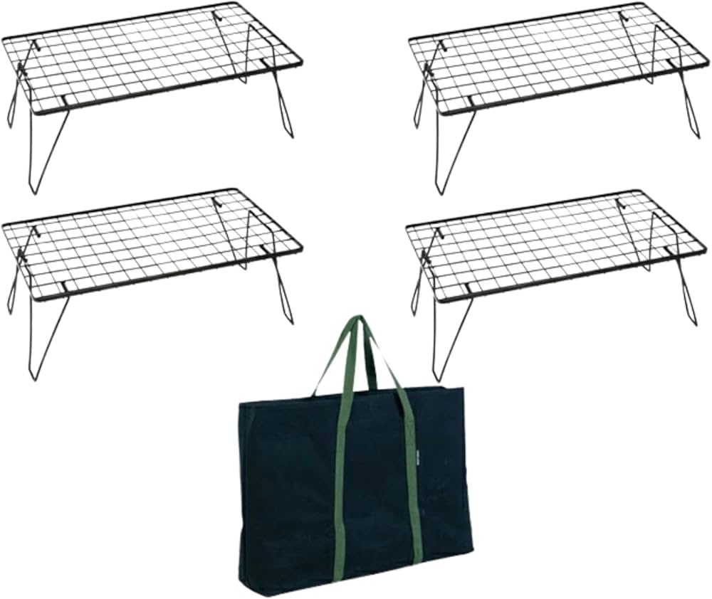 Amazon.co.jp: ユニフレーム フィールドラック スチール ブラック 4枚