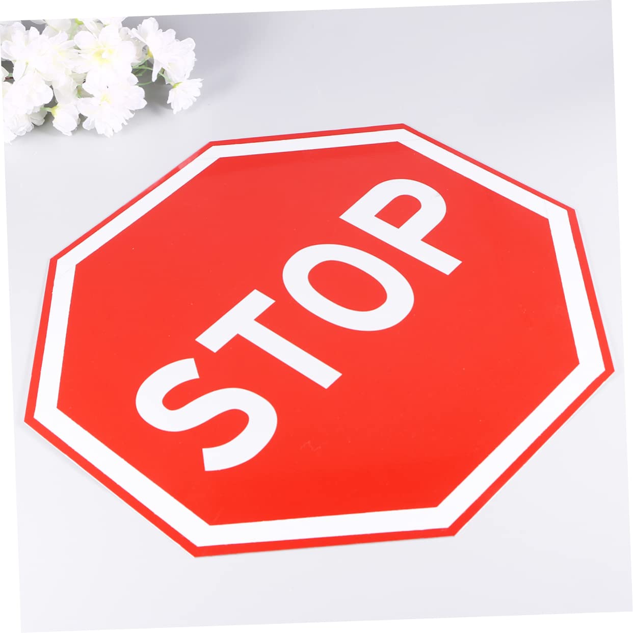 Amazon.co.jp: TOYMYTOY 交通標識 赤い八角形 看板 アルミ製 屋内外