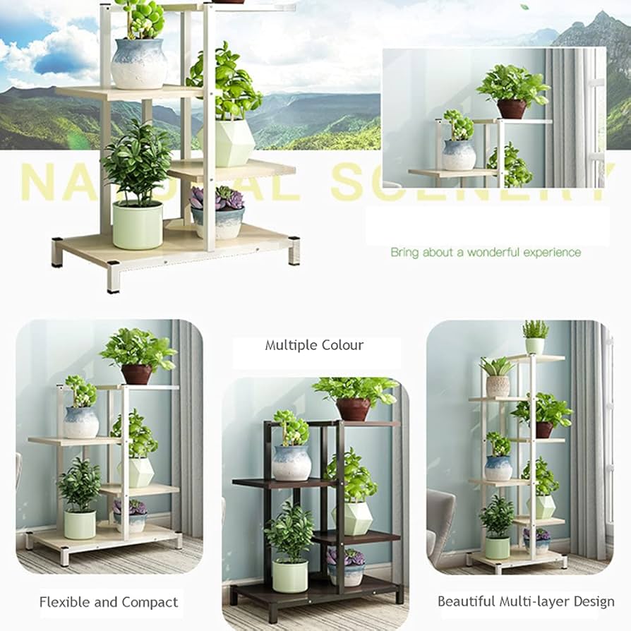 ZXCVB Tall Plant Stand,Indoor Outdoor Plant Pot Holder,Floor