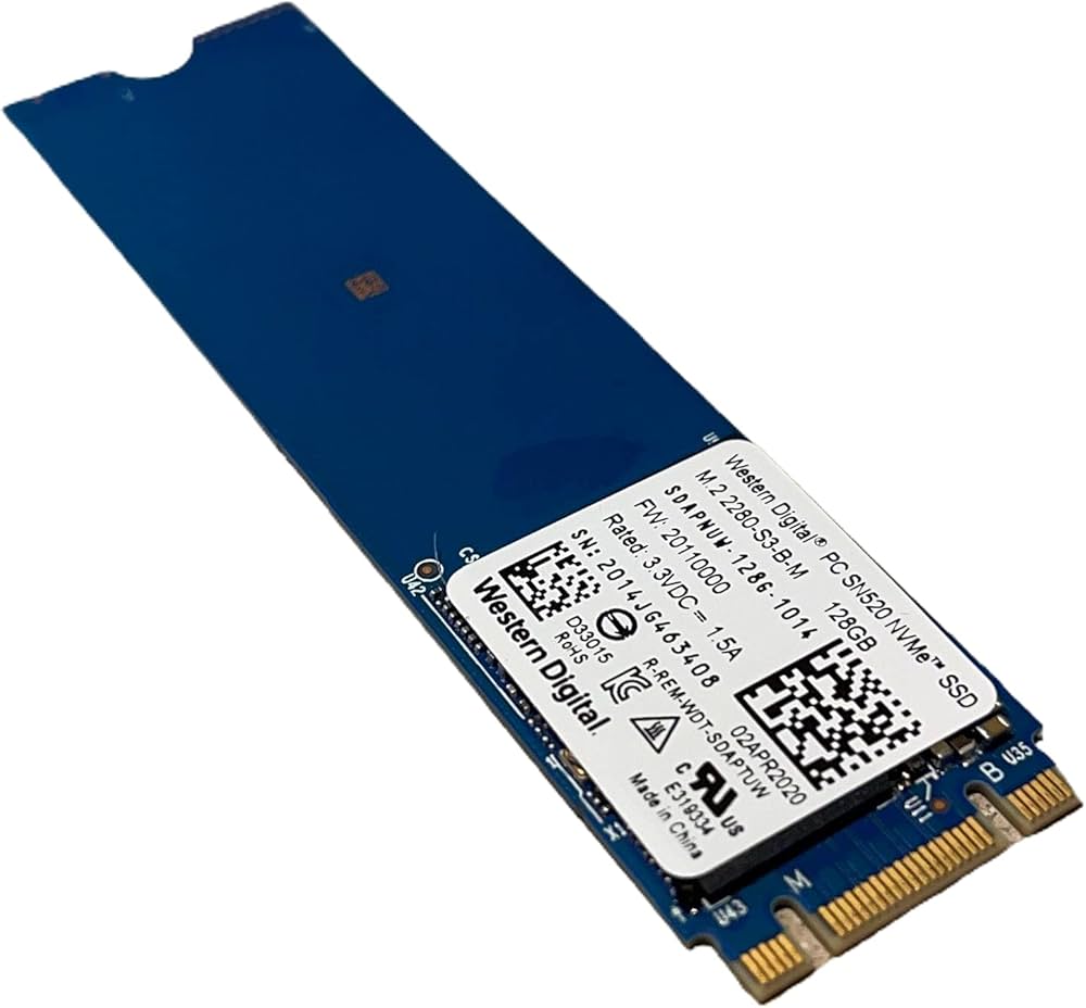 Amazon | Western Digital PC SN520 128GB PCIe NVMe M.2 SSD 内蔵