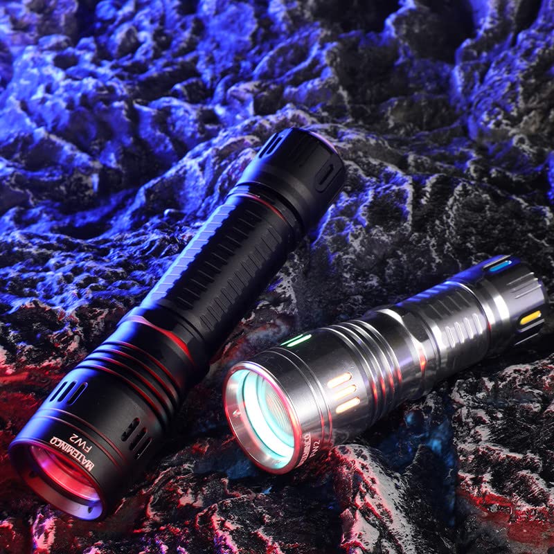 MATEMINCO FW2 LEP Flashlight 1303m Osram CT1 18650 Battery Long