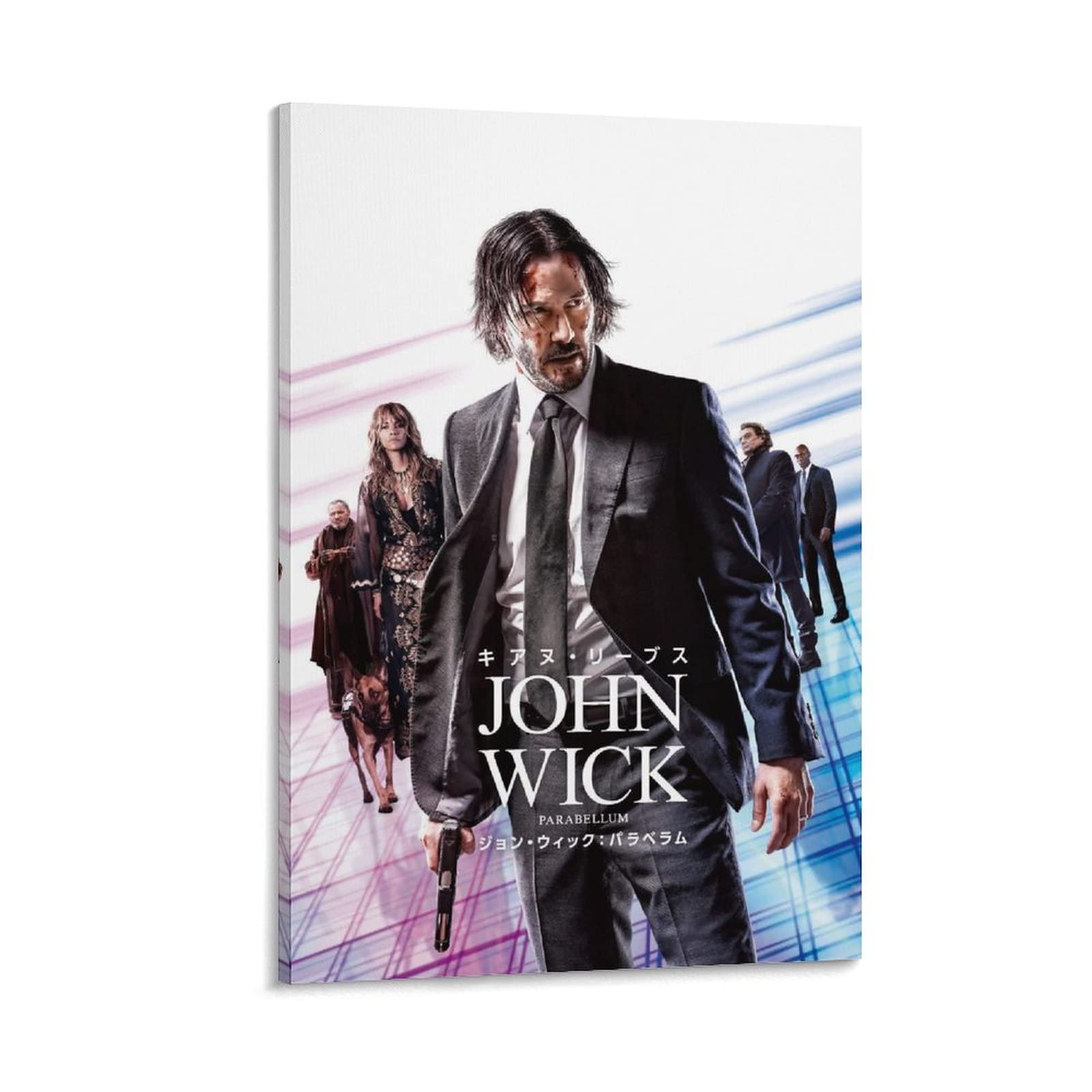 Amazon.co.jp: ジョン・ウィック：パラベラム映画のポスターキャンバス