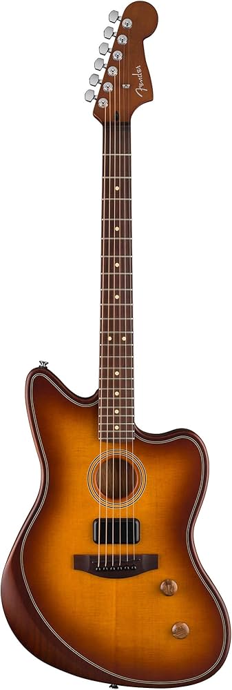 Amazon.com: Fender Acoustasonic Standard Jazzmaster Acoustic
