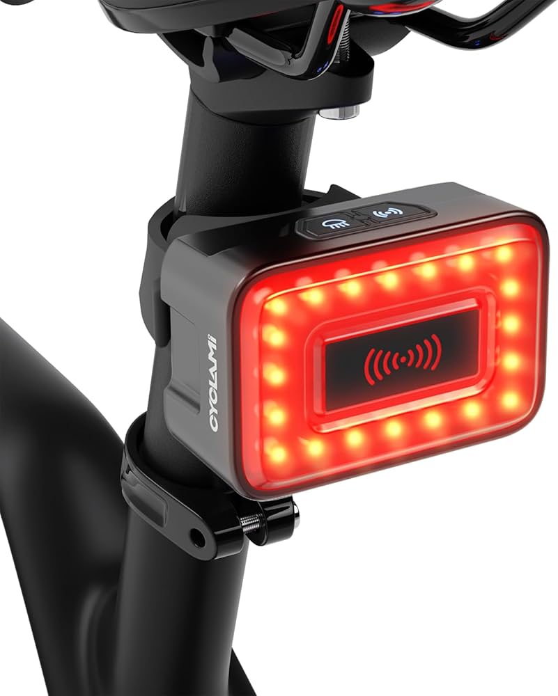 Amazon | CYCLAMI 自転車 テールライト レーダー スマートブレーキ警告