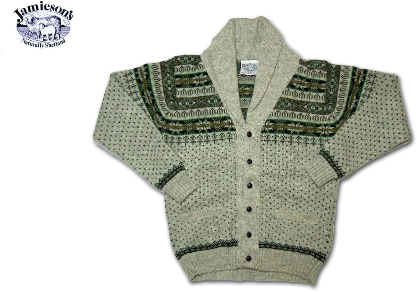 Amazon | 【Jamiesons】ジャミーソンズ-Double Shawl Collar Cardigan