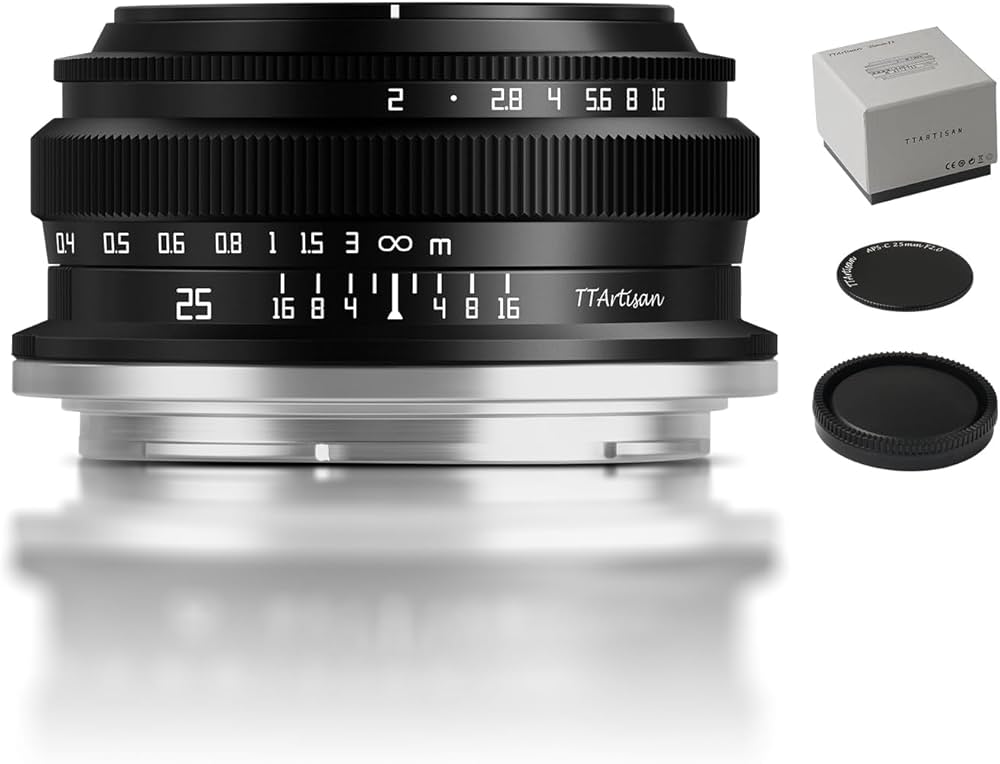 Amazon.co.jp: TTArtisan 25mm f2 APS-C マニュアルフォーカスカメラ