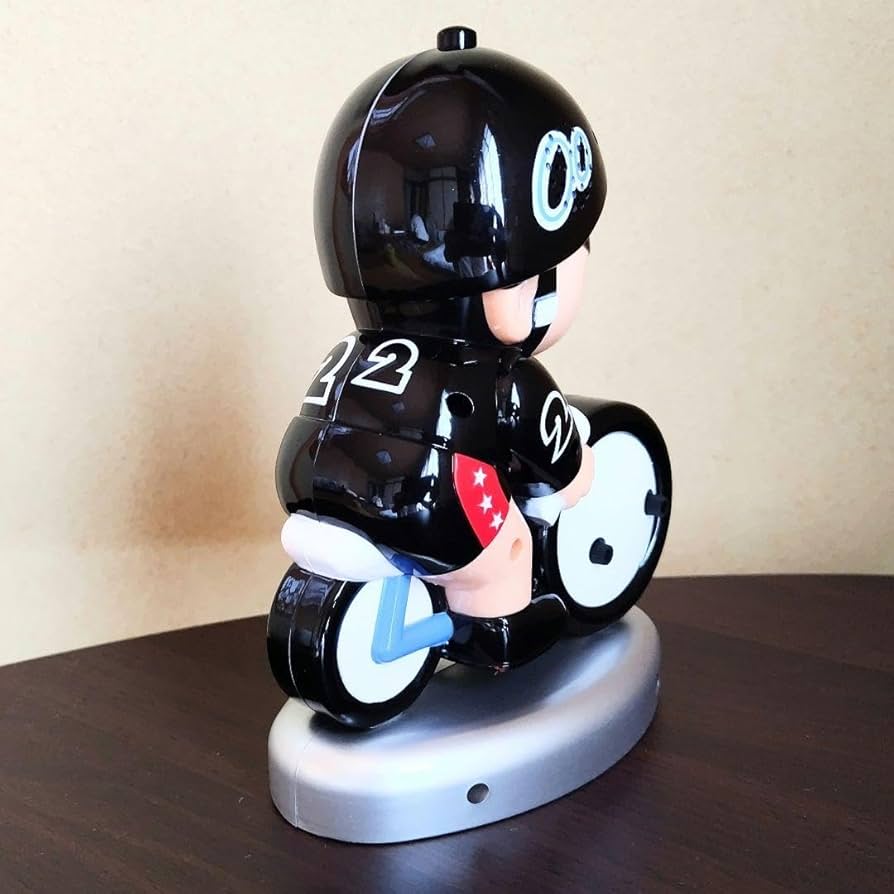 Amazon.co.jp: 競輪 ケイリンマン 目覚まし時計 打鐘 2番車 ハンター