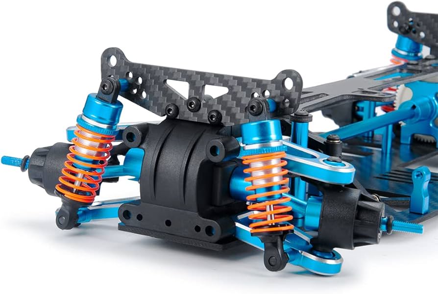 Amazon.co.jp: RCHUBAM メタルカーボンシャーシフレームキット 1/10