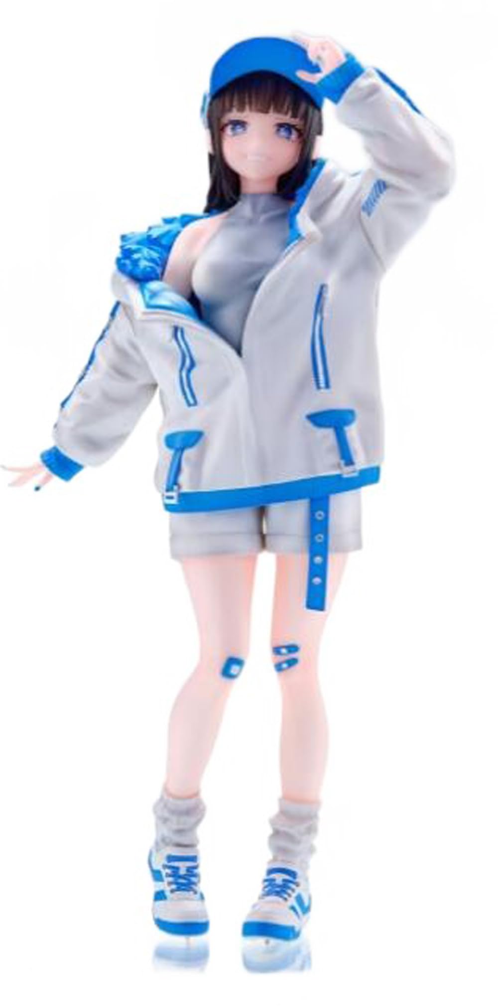 Amazon.co.jp: OMAHA 1/7 壱色青蓝 蒼 美少女 フィギュア 塗装済 完成