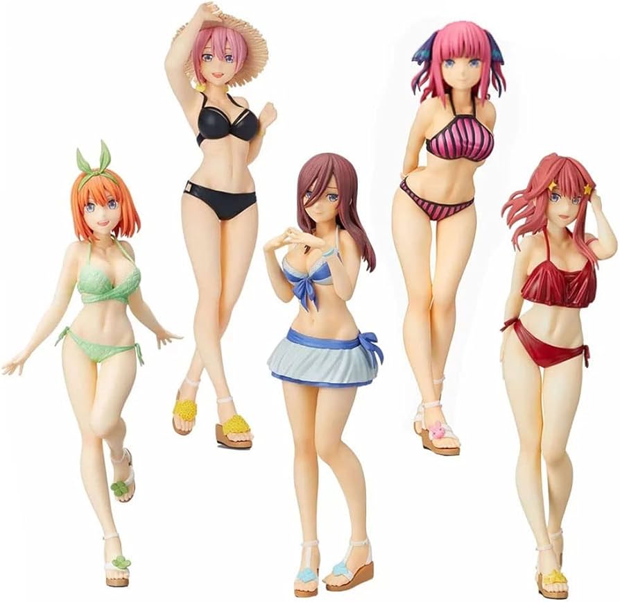 Amazon.co.jp: 五等分の花嫁水着フィギュア中野一花中野ミクアニメ