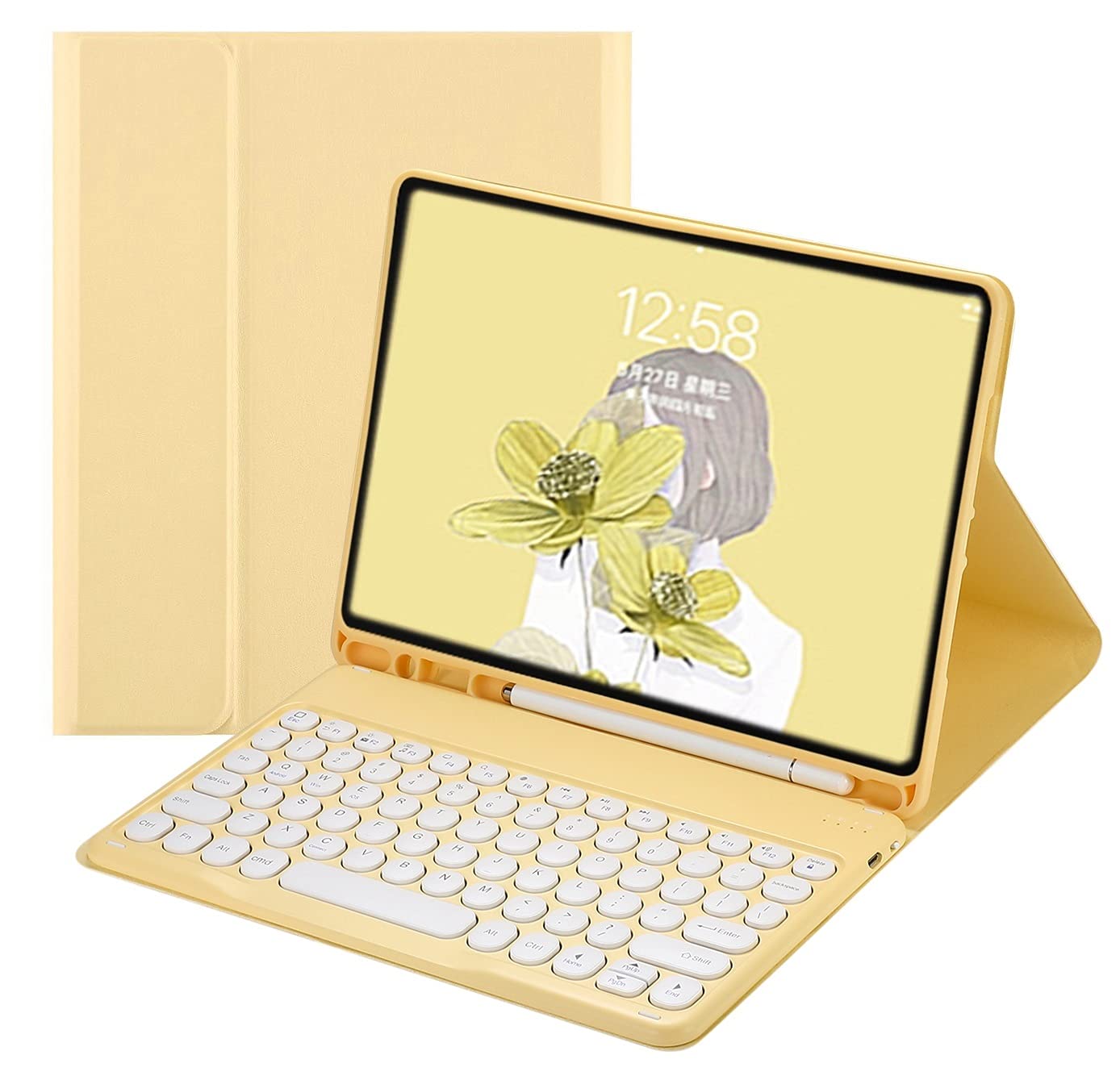 Amazon.co.jp: Disonbeir キーボードケース iPad Mini7 (A17 Pro)用