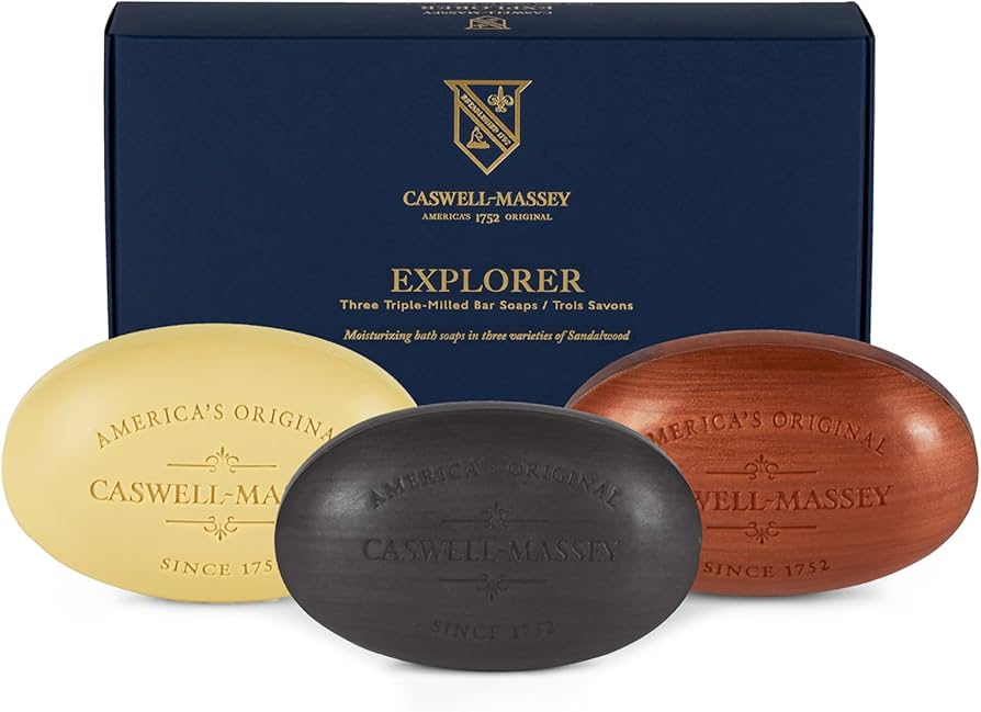 Amazon.com : Caswell-Massey Men's Bar Soap Gift Set - 2571