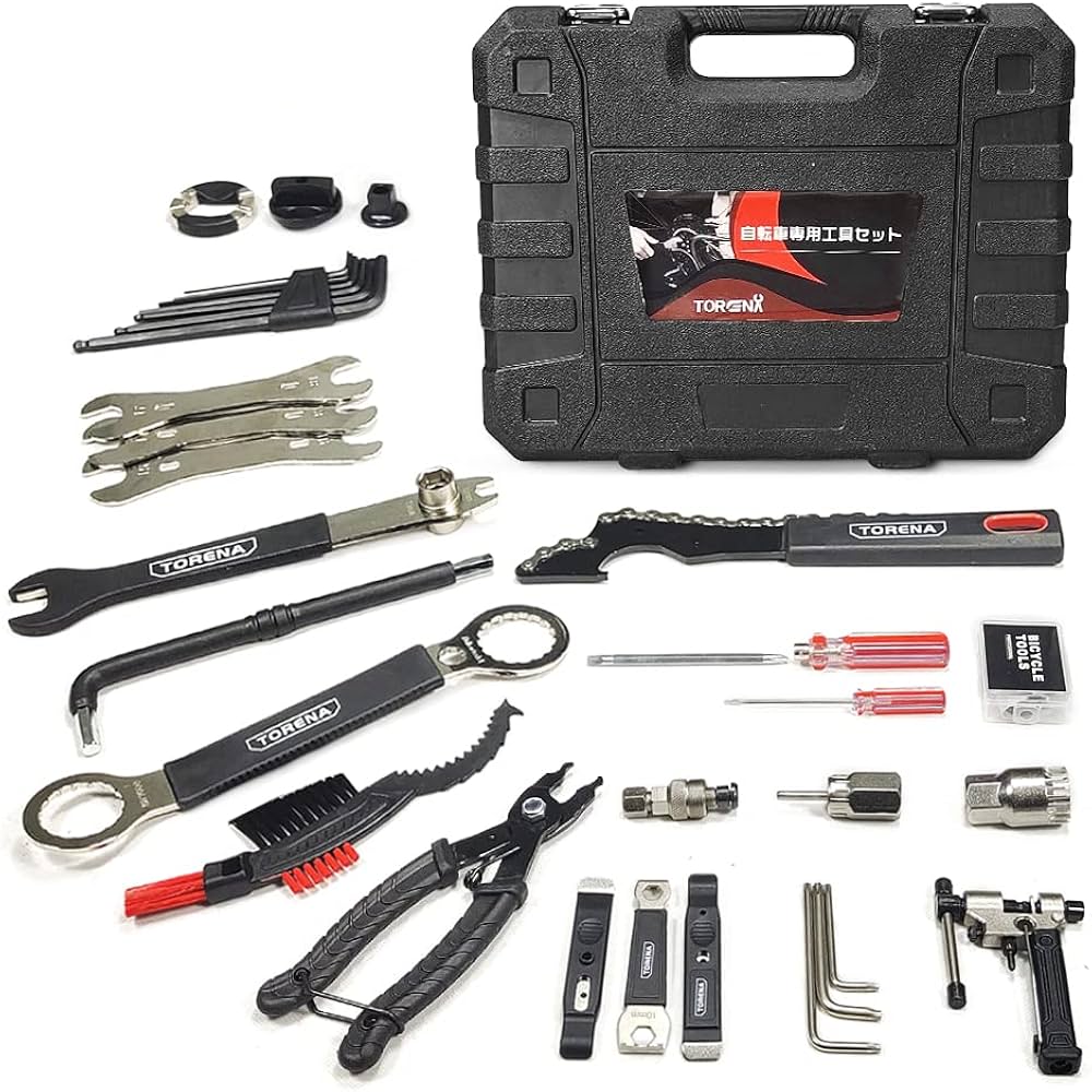 Amazon.co.jp: 自転車専用工具セット 24点セット 自転車工具セット