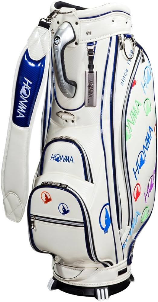 Amazon | 本間ゴルフ キャディーバッグ HONMA メンズ ホワイト CB-1728