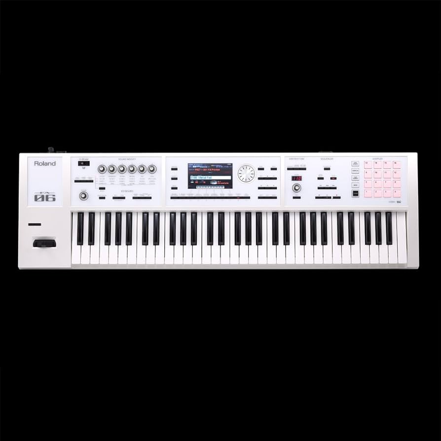 Amazon | Roland FA-06-SC シンセサイザー 限定ホワイト 61鍵盤 【島村
