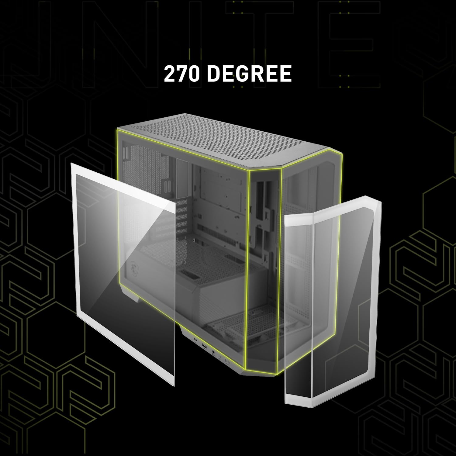 Amazon | MSI MAG PANO M100R PZ ホワイト - プレミアムミッドタワー