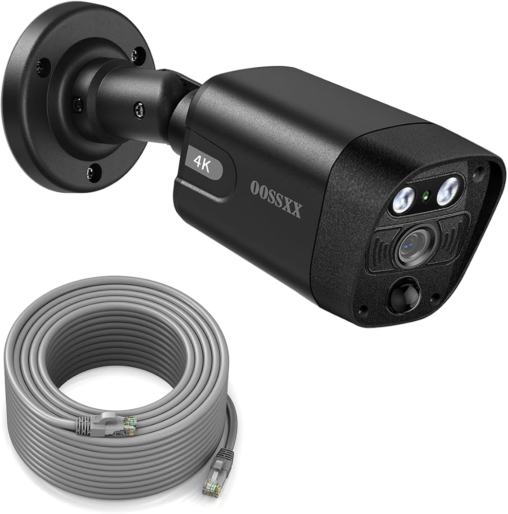 Amazon.co.jp: 【800万画素・双方向通話・130°超広角】 OOSSXX 有線