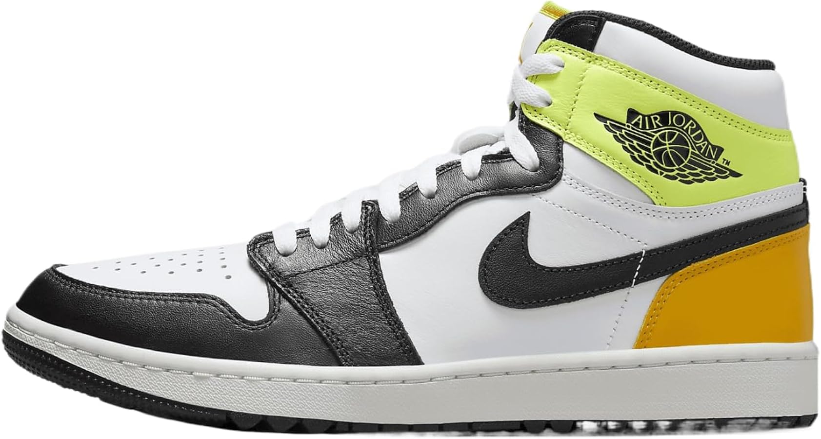 Amazon.com | Air Jordan 1 High G Golf Shoes by Nike White/Black