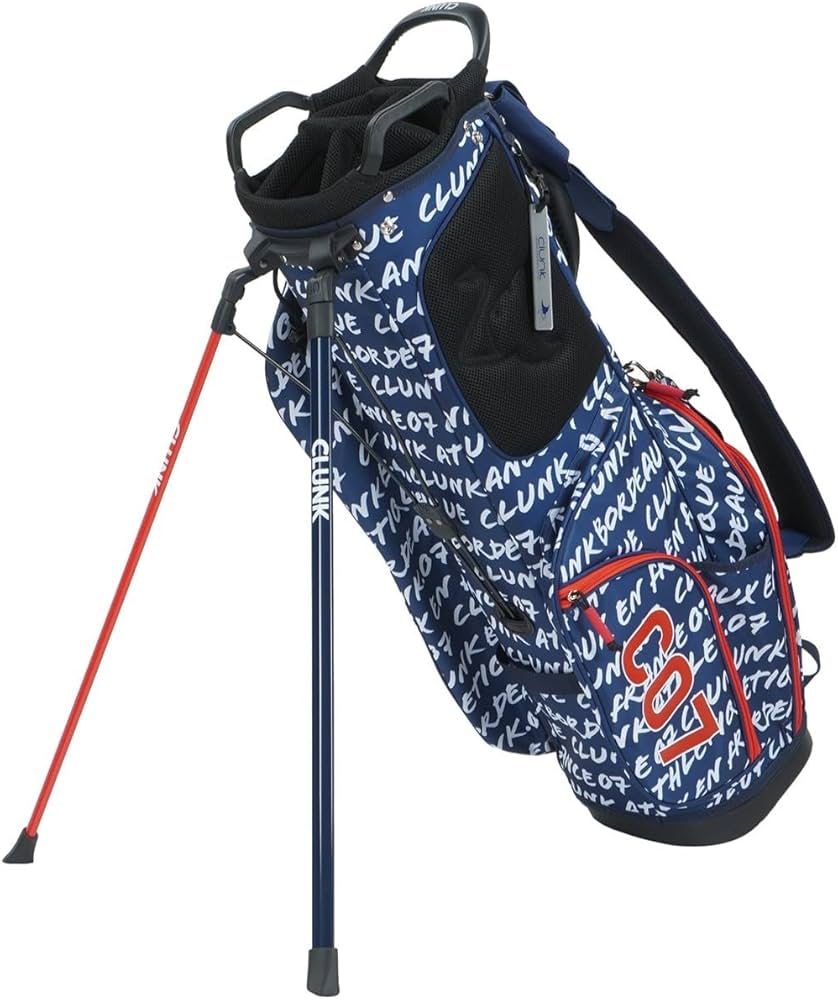 Amazon | クランク（CLUNK） ゴルフ キャディバッグ スタンド式 9.5型