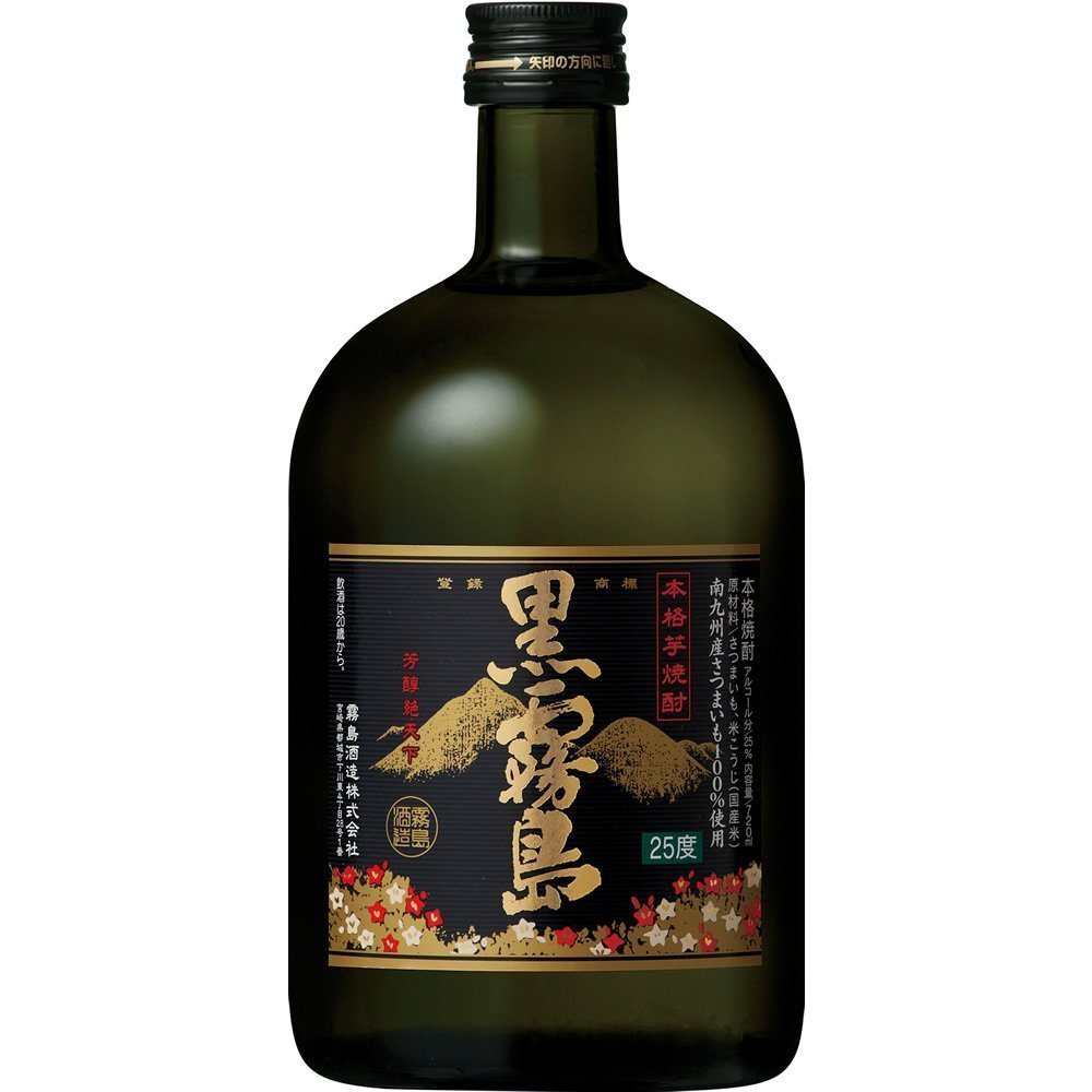Amazon.co.jp: 25度 黒霧島 720ml瓶×12本 : 食品・飲料・お酒