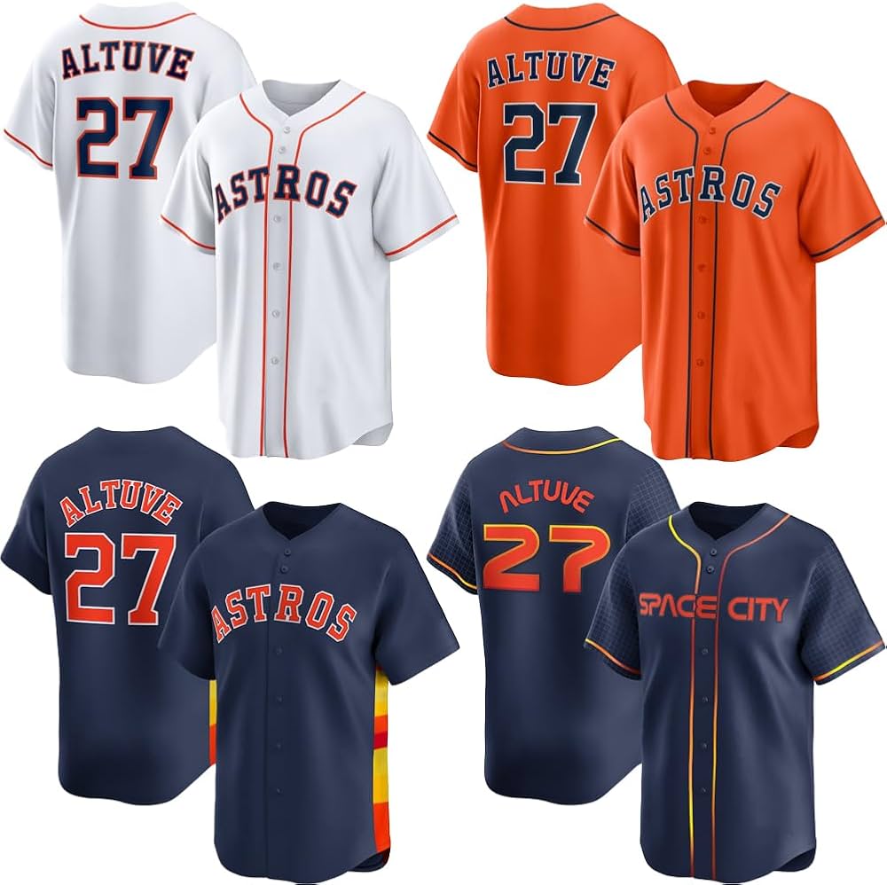 Amazon | ヒューストン・アストロズ 27番 ジャージ ホセ・アルトゥベ