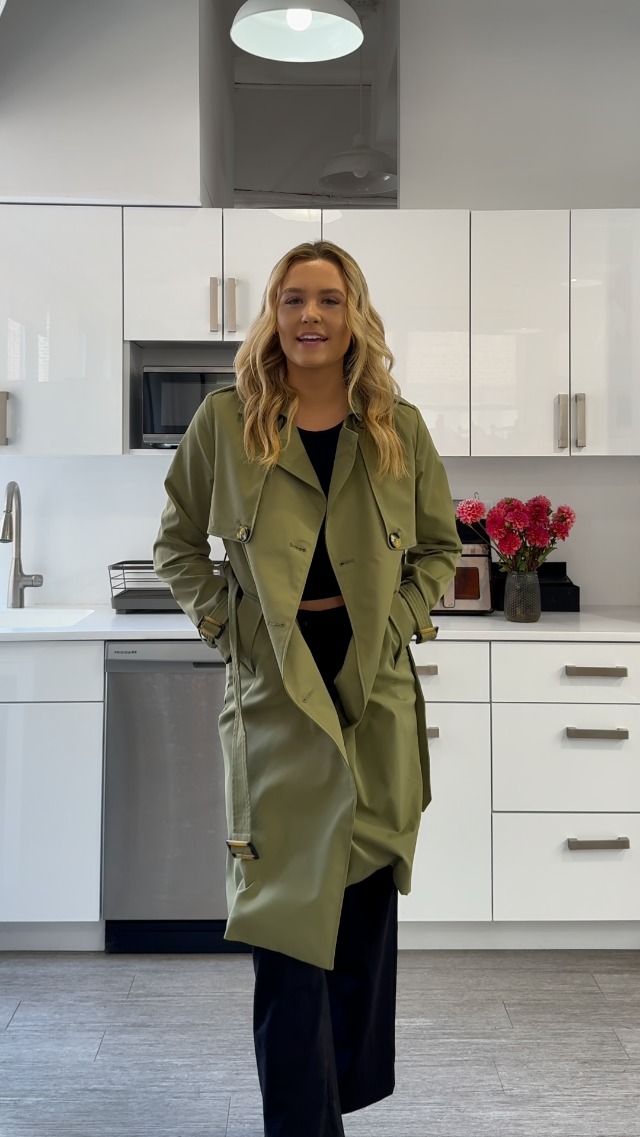 Amazon.com: Orolay Women's 3/4 Length Double Breasted Trench Coat