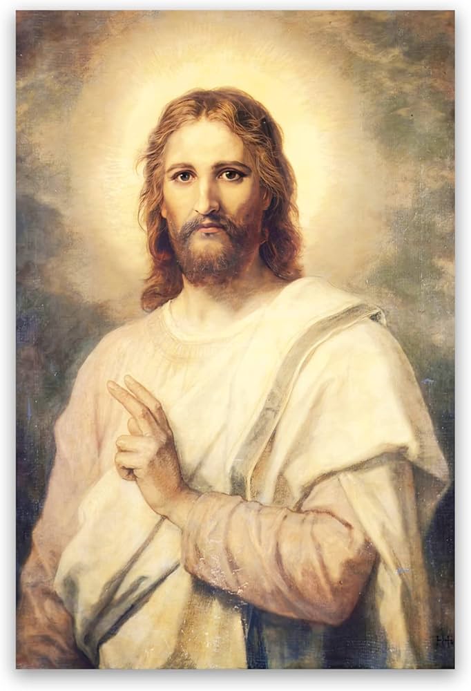 Amazon.co.jp: ハインリヒ・ホフマンポスター - イエス・キリスト 主の