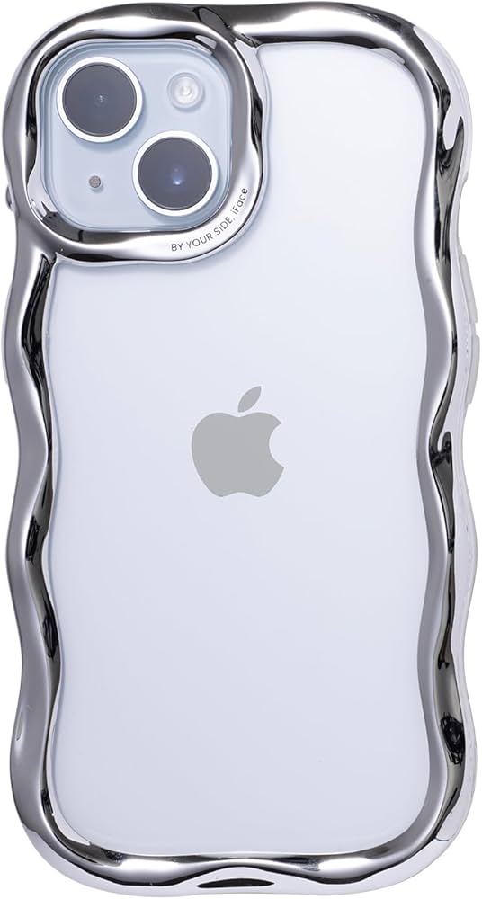 Amazon.co.jp: iFace BeBling iPhone 15/14/13 ケース (シルバー