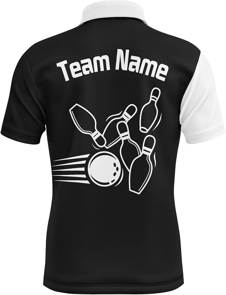 Amazon.co.jp: [AWSOLE] 名入れ対応 ボウリングシャツ｜昇華プリント