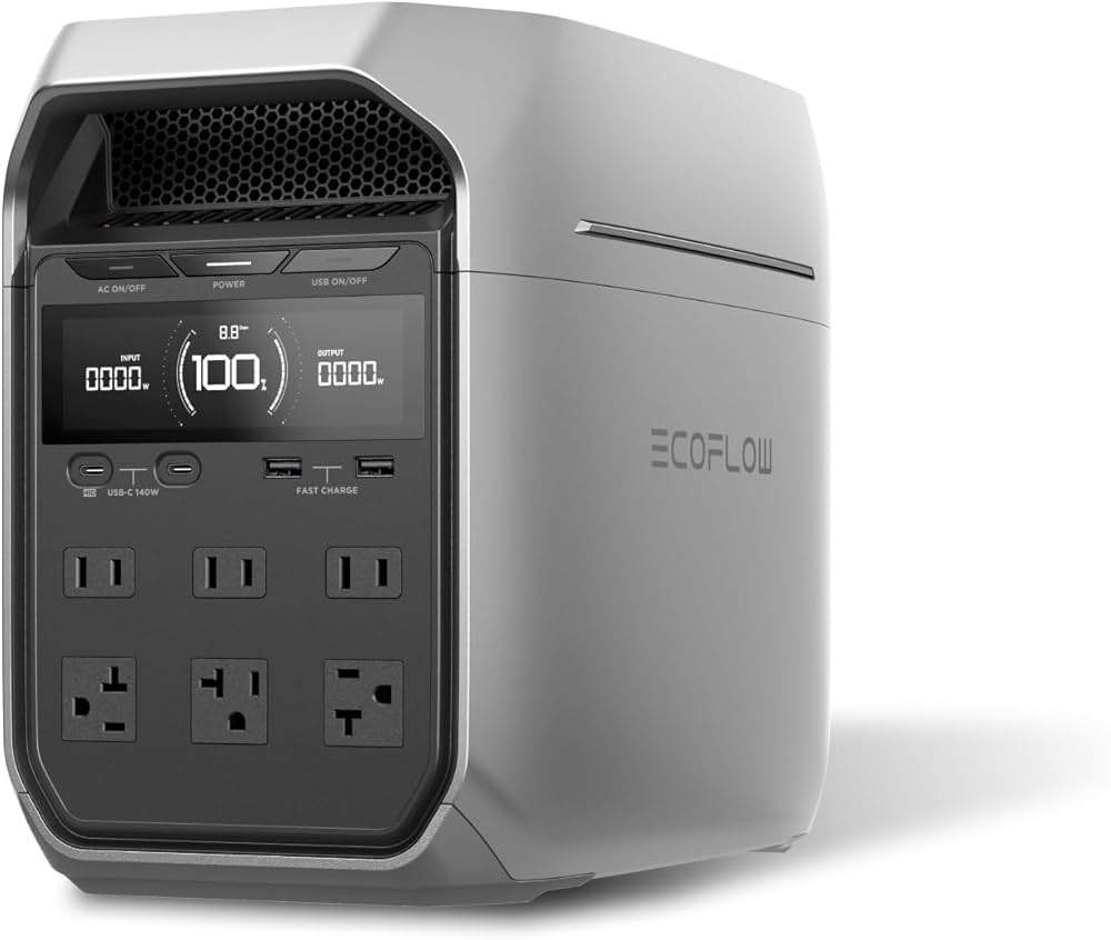 Amazon.co.jp: EcoFlow DELTA 3 Plus ポータブル電源 1024Wh 業界最速