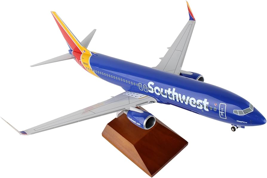 Amazon.com: Skymarks Daron 737-800 Southwest Airplane Model with