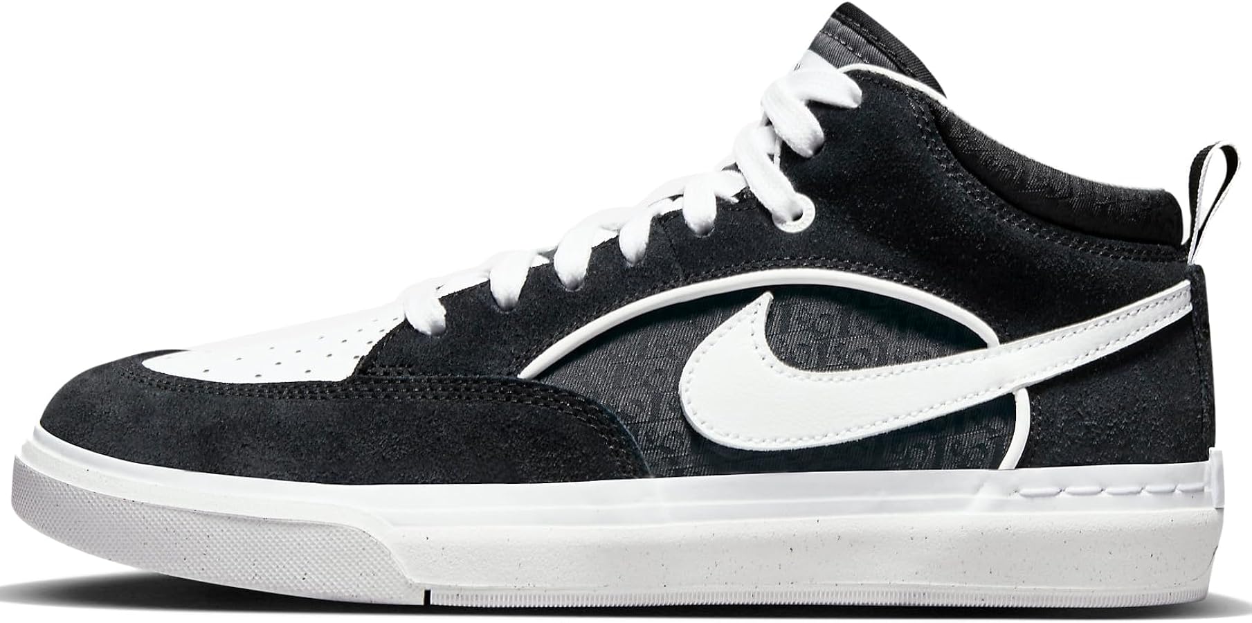 Amazon.com | Nike SB React Leo, black/white-black-gum light brown