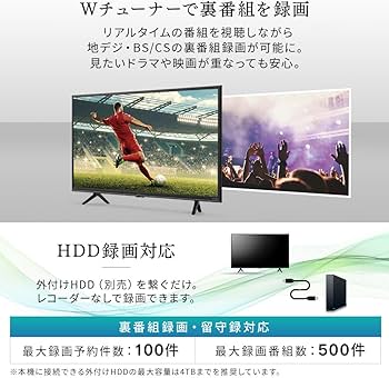 Amazon | アイリスオーヤマ 2K スマート液晶テレビ 32V型 32WEA20