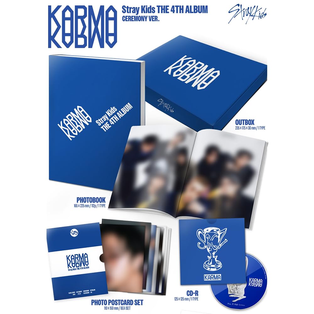 Amazon.com: STRAY KIDS KARMA [HOORAY Ver.] 4th Album + Pre-Order