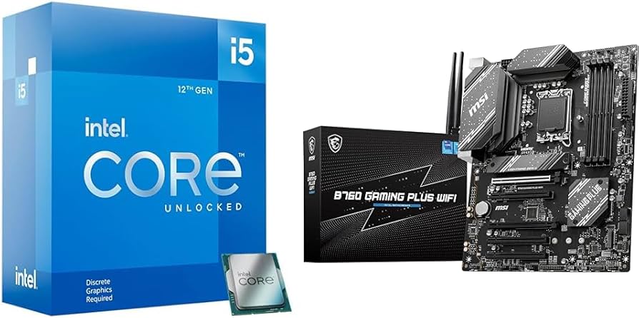 Amazon.com: Intel Core i5-12600KF Desktop Processor + MSI B760