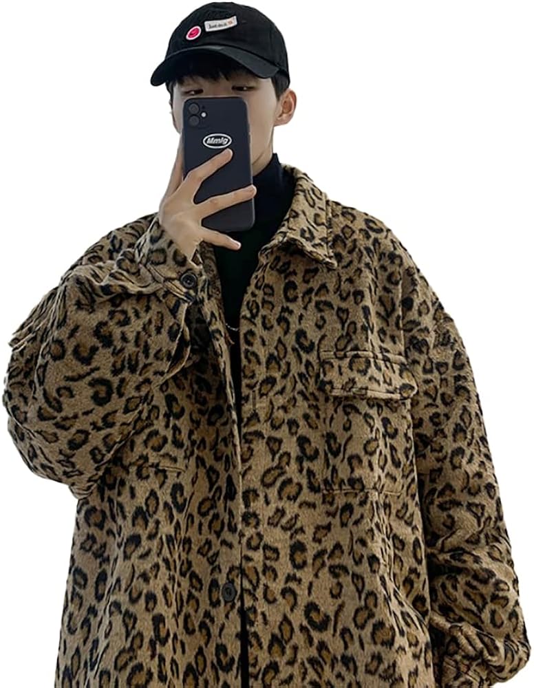 Amazon | [ZANBANG] アウター ジャケット フライトジャケット 豹柄
