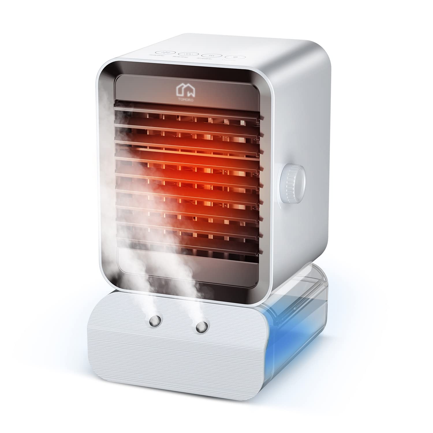 Amazon | DeliToo セラミックファンヒーター 【加湿機能付き 一台多役