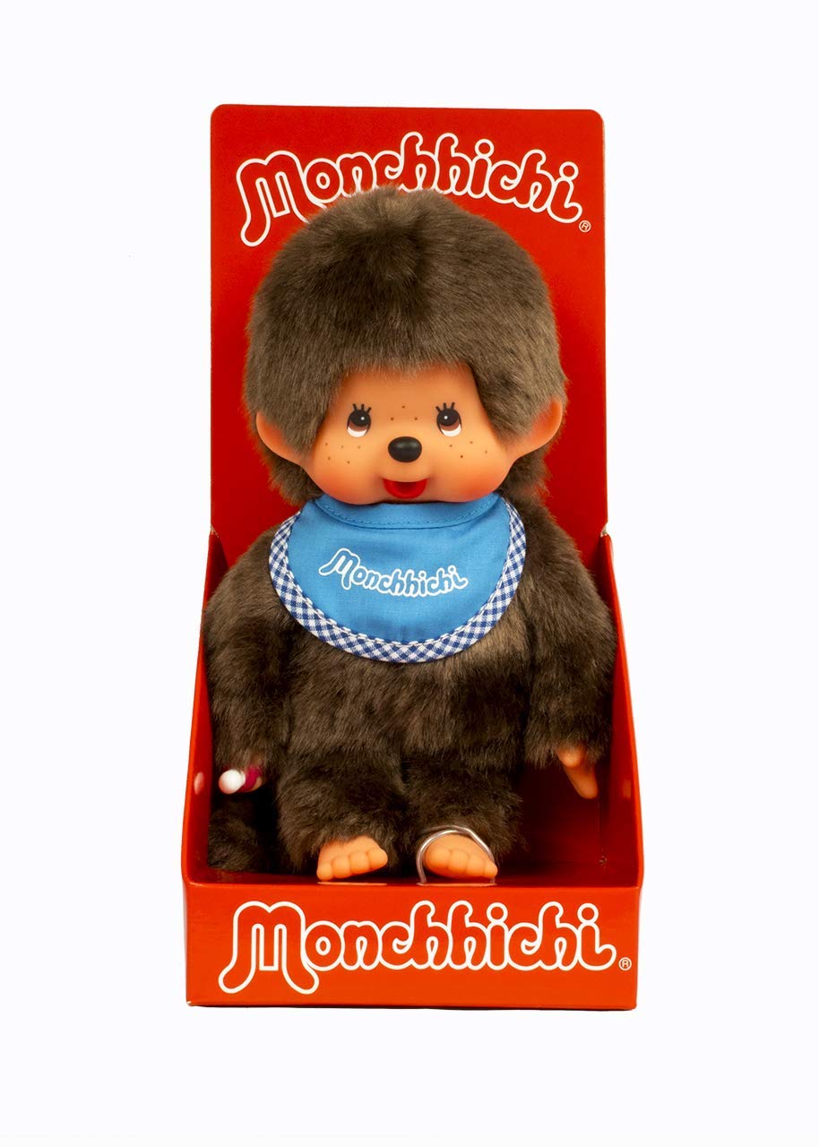 Monchhichi 20cm Classic Boy (Blue) : Amazon.co.uk: Toys & Games