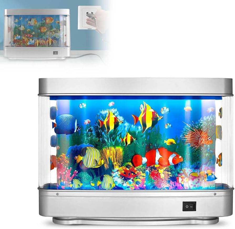 Amazon.co.jp: ZBYCYZフルーツ航空集魚灯、人工熱帯魚ランプ、フェイク