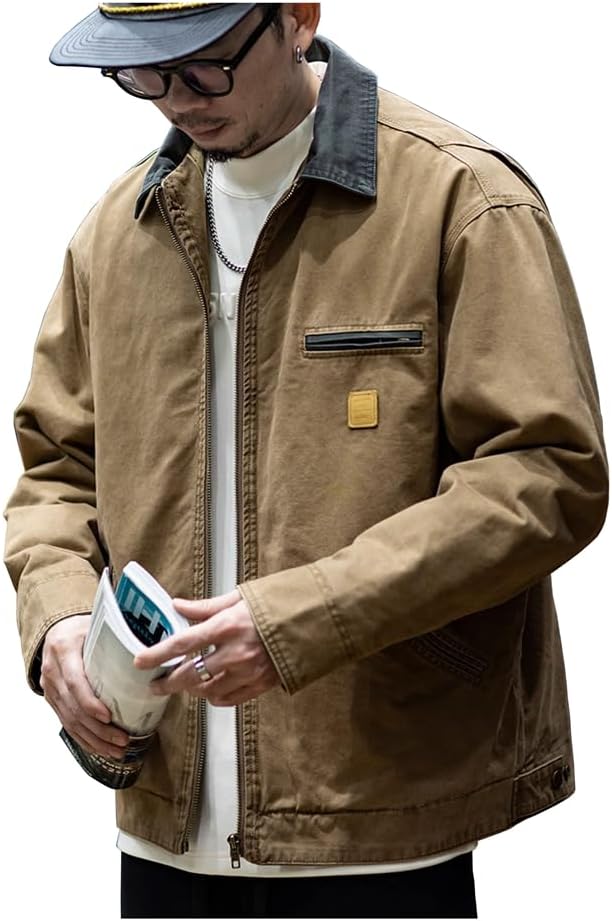 Amazon | [BACTIM] メンズデトロイトジャケット カーゴジャケット