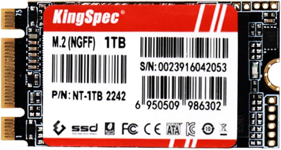 Amazon.com: KingSpec NT Seriese 1TB M.2 2242 SATA SSD - Not