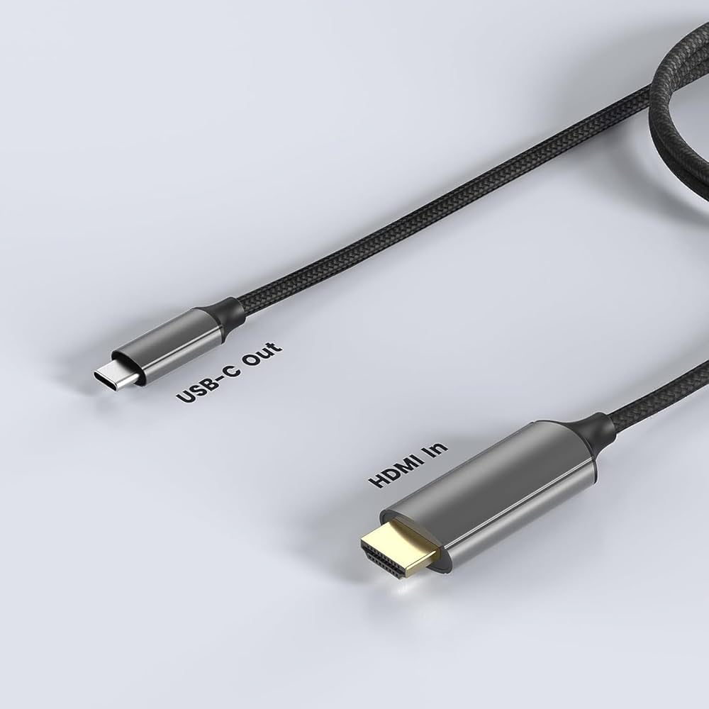 XREAL H-C Cable, Formerly Nreal, HDMI to USB-C Cable, High Speed