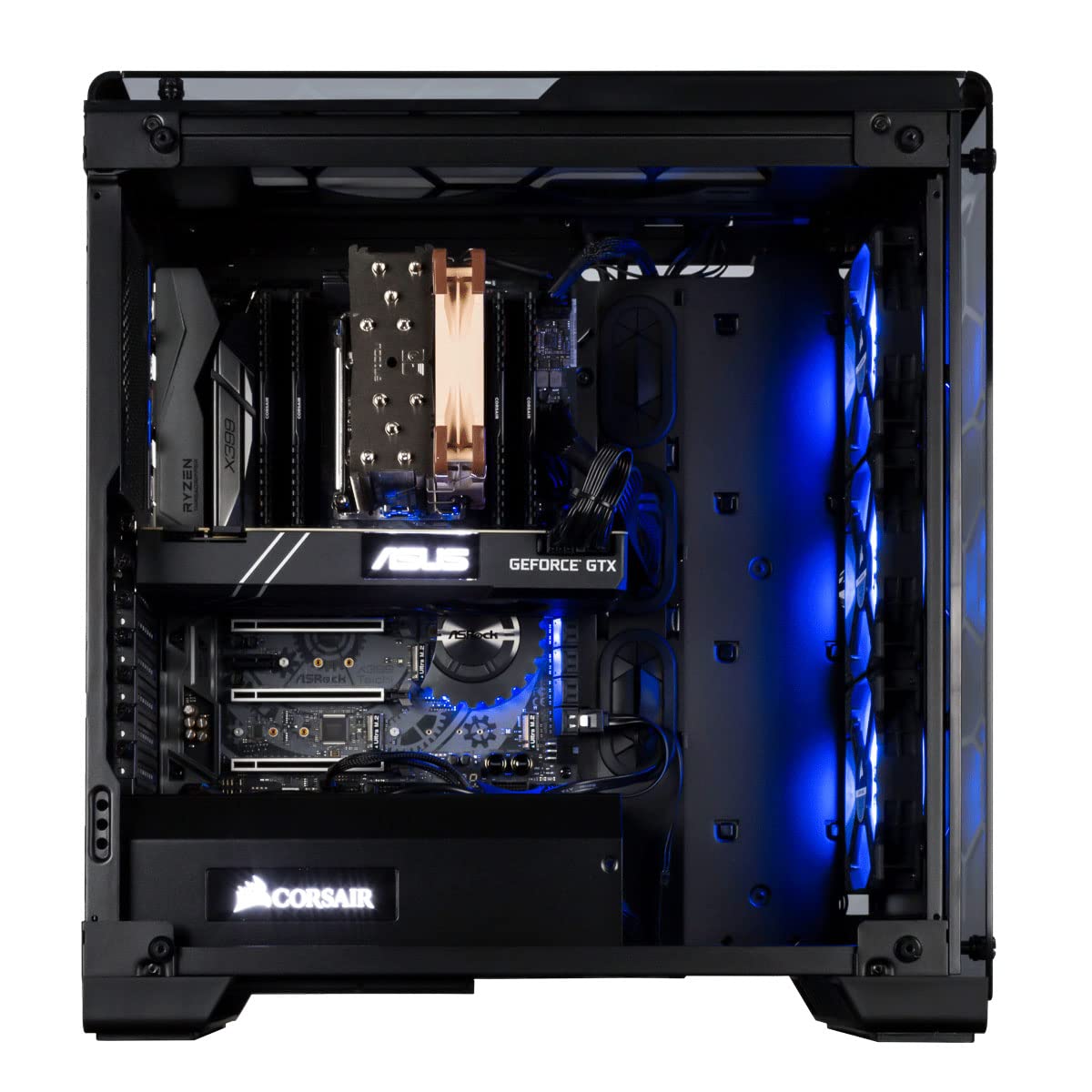 Amazon | Corsair Crystal 570X RGB ミドルタワー型PCケース 4面に強化