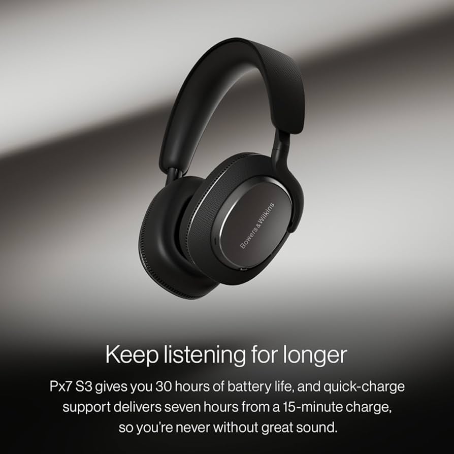 Amazon.com: Bowers & Wilkins Px7 S3 Wireless Headphones Over Ear