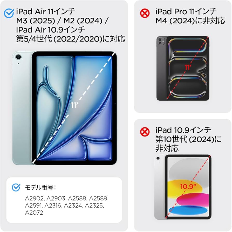 Amazon.co.jp: Spigen iPad Air 11インチ ケース M3/M2 (2025/2024年