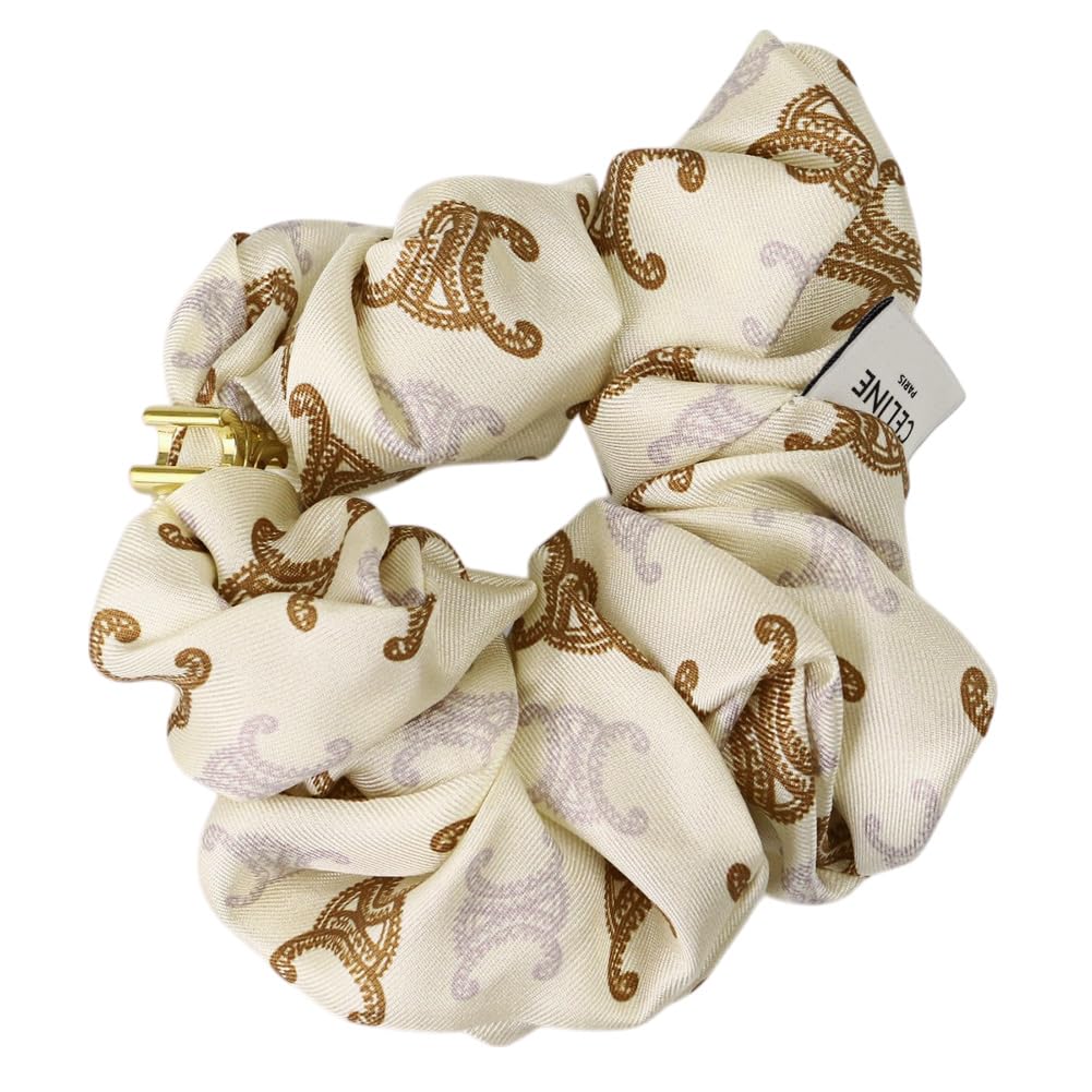 Amazon | [セリーヌ] ヘアアクセサリー シュシュ ヘアゴム トリオンフ