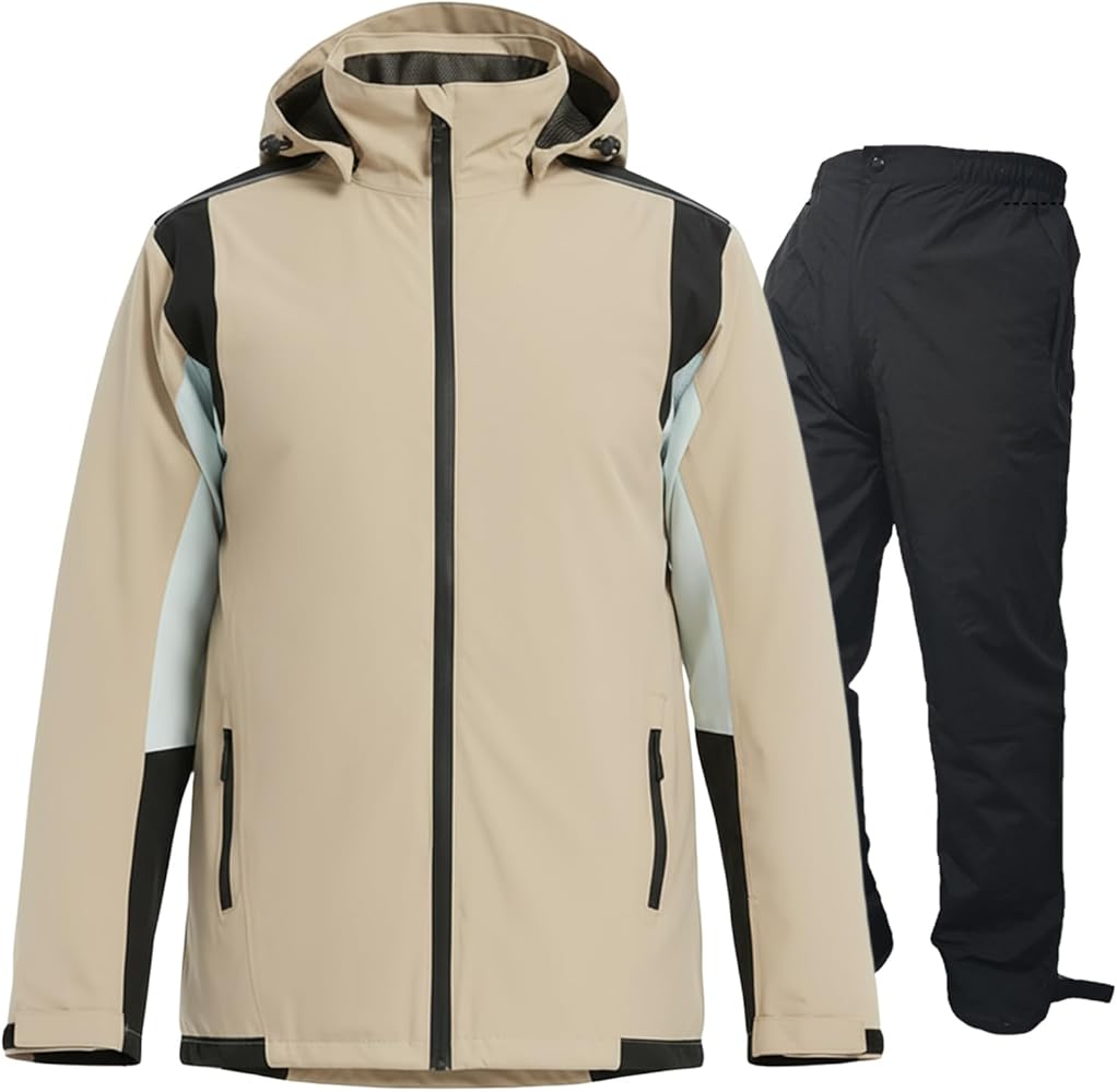 Amazon | [アラシヤマ] ゴルフ レインウェア メンズ レインスーツ